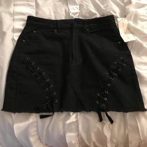 BNWT American Threads Denim Skirt